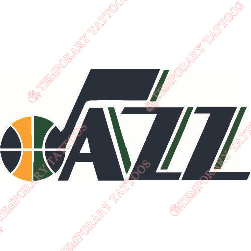 Utah Jazz Customize Temporary Tattoos Stickers NO.1210